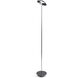 Royyo 45.5 inch 11.00 watt Chrome with Oxford Felt Floor Lamp Portable Light